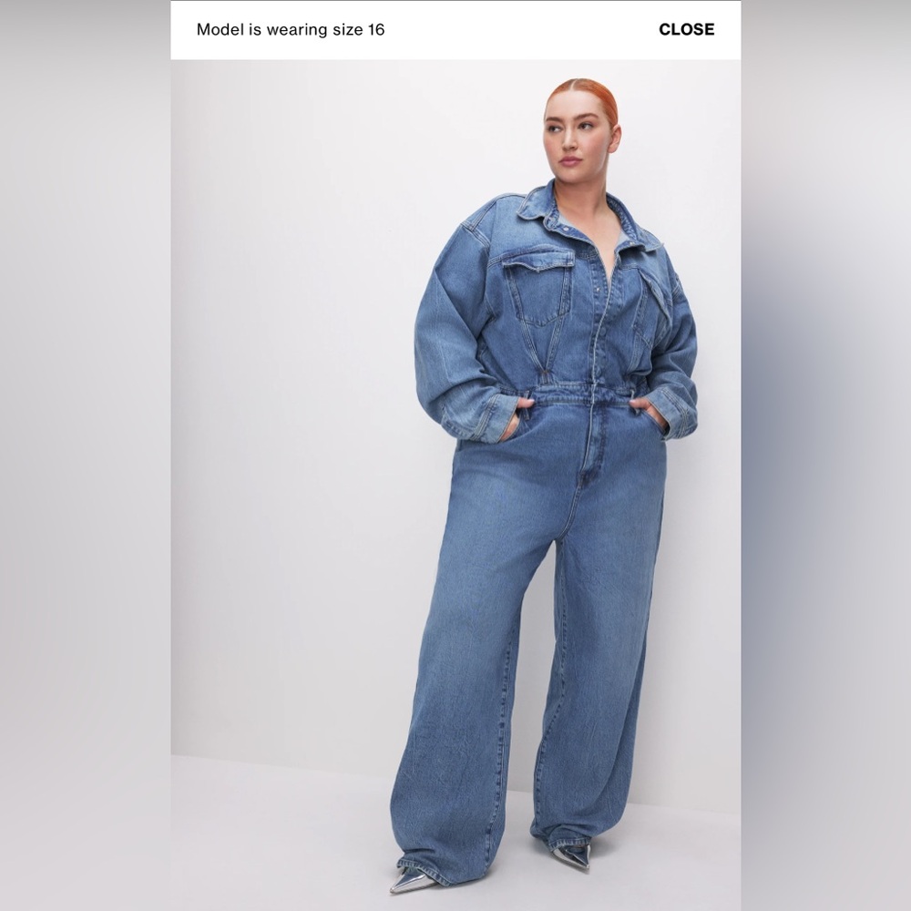 NWT Good American Oversized Jumpsuit